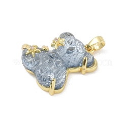 Cremagliera ciondolo in ottone placcatura&nbsp;KK-H476-03G