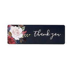 Rechteck mit wort danke papieraufkleber&nbsp;DIY-B041-28A