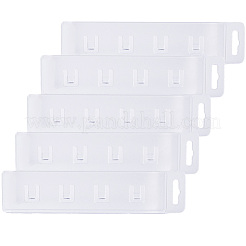 5 porte-carte d'identité en plastique à bande magnétique&nbsp;AJEW-CP0011-64