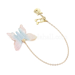 3 marque-page papillon en acrylique et alliage&nbsp;AJEW-JK00381