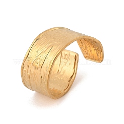 Bague ouverte en acier inoxydable 304 pour femme&nbsp;RJEW-M049-01G-03
