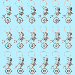 20 x Schlüsselanhänger aus Legierung.&nbsp;KEYC-SC00005