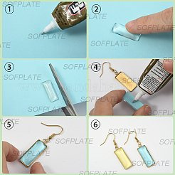 Kits de fabrication de boucles d'oreilles bricolage&nbsp;STAS-SP0001-96