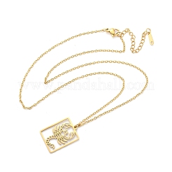 Collana in acciaio inossidabile 304&nbsp;LS-NJEW-D330-01G-08