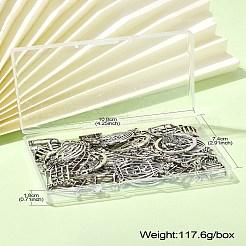 60 pièces 12 styles pendentifs en alliage de style tibétain&nbsp;FIND-CJ0001-87