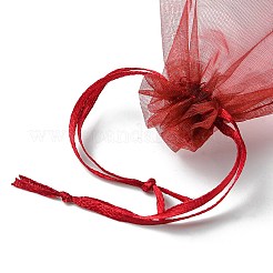 30 Stück 4 Stile rechteckige Organzabeutel Schmuckaufbewahrungsbeutel Hochzeitsgeschenk Party Mesh Kordelzug Geschenk&nbsp;OP-FS0001-01A
