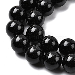 Chapelets de perles en tourmaline noire naturelle&nbsp;G-G763-01-12mm-A