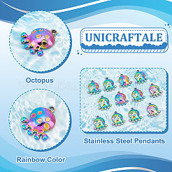 Pendentifs en acier inoxydable 304 avec placage ionique (IP)&nbsp;STAS-UN0048-64