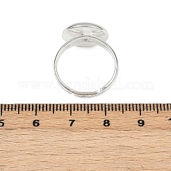 Componenti di anello in ottone&nbsp;X-KK-J109-S-NR