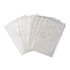 Wiederverwendbare Zeichenschablonen aus Kunststoff&nbsp;DIY-G027-F-M