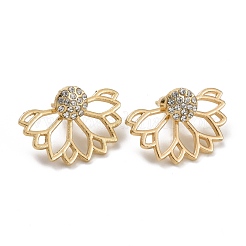 Ring & Blume & Schmetterling Ohrstecker&nbsp;EJEW-D277-03G