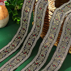 Rubans de polyester de broderie de style ethnique&nbsp;OCOR-WH0070-10B-04