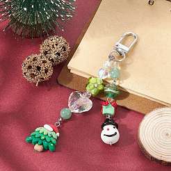 Décorations de noël faites à la main au chalumeau&nbsp;HJEW-TA00021