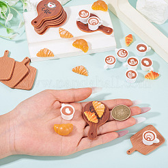 Ensemble de 36 poupée miniature sur le thème du café&nbsp;DJEW-TA0001-50