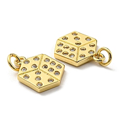 Pendentifs en laiton avec zircon&nbsp;KK-K341-19B-G