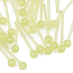 Piccoli orecchini a sfera in plastica&nbsp;EJEW-N022-01C