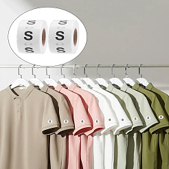 2 rouleau d'étiquettes autocollantes en papier pour la taille des vêtements&nbsp;DIY-LP0005-32A