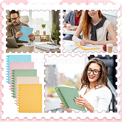 10 couverture de cahier/agenda rectangulaire en plastique PP&nbsp;AJEW-NB0009-35A