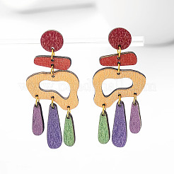 Pendientes de gota de acrílico con forma de lágrima&nbsp;FS-WG742C9-01