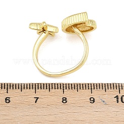 Messing Manschettenringe&nbsp;RJEW-D333-03G