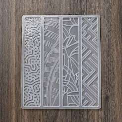 Rechteckige DIY-Lesezeichen-Silikonformen&nbsp;DIY-G113-01A