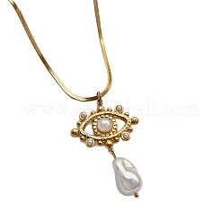 Collana da donna con ciondolo a forma di occhio di Allah con goccia&nbsp;WG4B996-01
