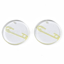 Transparente Harzanhänger&nbsp;RESI-N030-005C