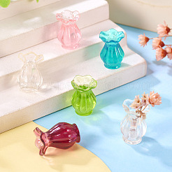 10 Stück Miniatur-Ornamente aus Kunstharz in 5 Farben.&nbsp;DJEW-TA0001-19