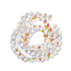 Chapelets de perles en verre à facettes&nbsp;EGLA-E030-01D