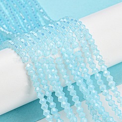 Peinture de cuisson perles de verre transparentes brins&nbsp;DGLA-F029-J2mm-10
