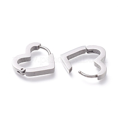 Pendientes de aro huggie de acero inoxidable 304 resistentes al deslustre&nbsp;EJEW-O099-07P