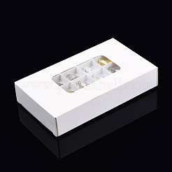 120pcs breloques en verre transparent galvanisé&nbsp;EGLA-N006-072
