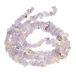 Chapelets de perles en amétrine naturelle&nbsp;GG-CBAE051-A01-01