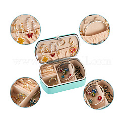 Pu Lederschmuck Aufbewahrungsbox&nbsp;LBOX-TAC0001-01A