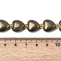 Natürliche Pyrit Perlen Stränge&nbsp;G-Z131-C01-01