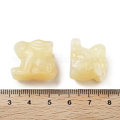 Natürliche geschnitzte Figuren aus gelber Jade&nbsp;DJEW-L023-E05