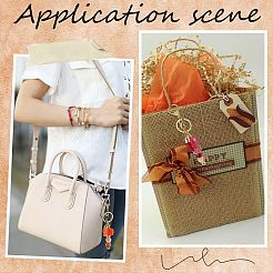 Kit de fabrication de porte-clés en fer perlé pour Thanksgiving&nbsp;DIY-SC0025-17