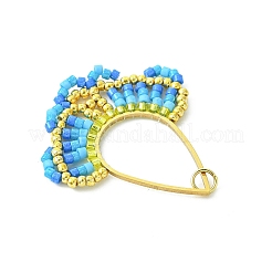 Pendenti con perline di semi di vetro&nbsp;PALLOY-MZ00531-02