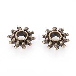 Perline di distanziatore stile tibetano&nbsp;LS-MLFH10384Y-NF
