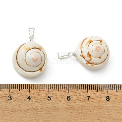 Pendentifs coquillages naturels shiva&nbsp;PALLOY-JF05393