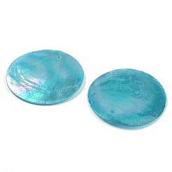 Pendenti in conchiglia capiz naturale verniciati a spruzzo&nbsp;SSHEL-Z002-01