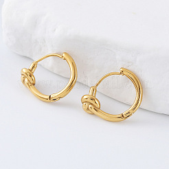Boucles d'oreilles créoles en acier inoxydable 304 pour femmes&nbsp;MV0057