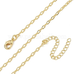 Colliers à chaîne en laiton de 2 mm pour femmes&nbsp;KK-CBA2293-02G