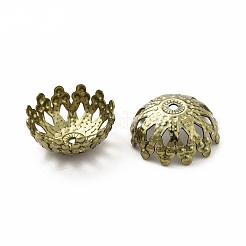 Capuchons de perles fantaisie en acier inoxydable 304 avec placage ionique (IP)&nbsp;STAS-H353-04AB