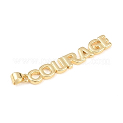 Messing Anhänger & Charms&nbsp;KK-C162-054A-03G