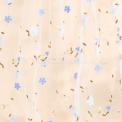 Tissu de broderie en fibre de lait à fleurs 3d&nbsp;AJEW-WH20006-241A