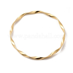 3 Stück 3 Farben 304 Edelstahl Twisted Armreifen Sets für Frauen&nbsp;BJEW-L610-27M