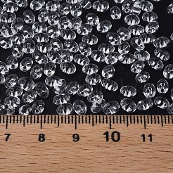 Perline di semi di vetro ceche trasparenti&nbsp;SEED-N004-005-C07
