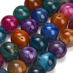 Natur Drachen Venen Achat Perlen Stränge&nbsp;GG-L001-L01-02