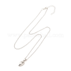 Set di collane con ciondolo a cuore in lega di placcatura a cremagliera&nbsp;NJEW-B081-07B